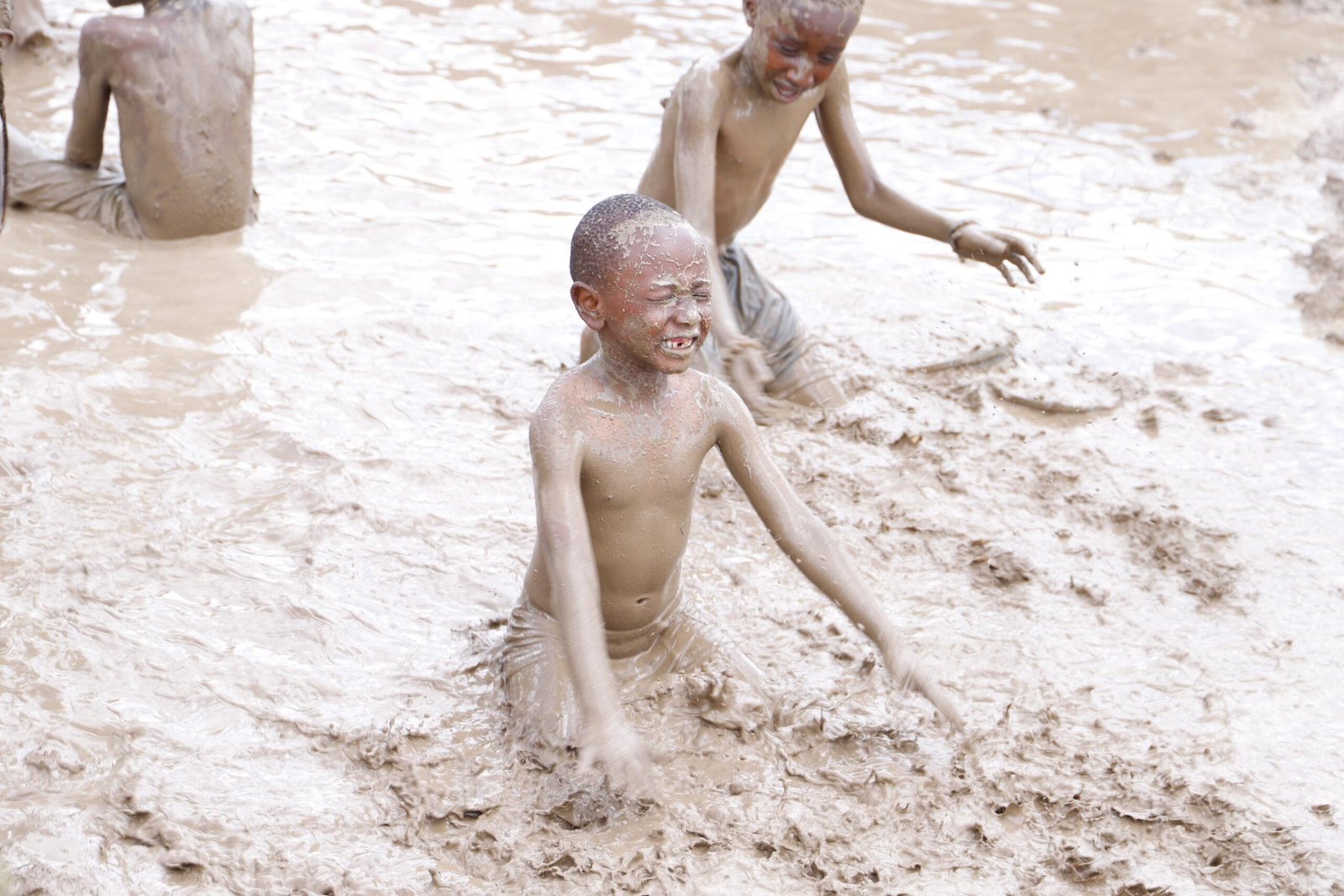 mud swim i cant see